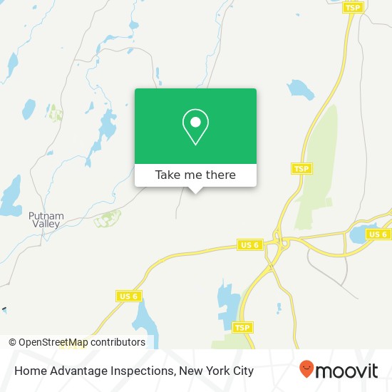 Mapa de Home Advantage Inspections