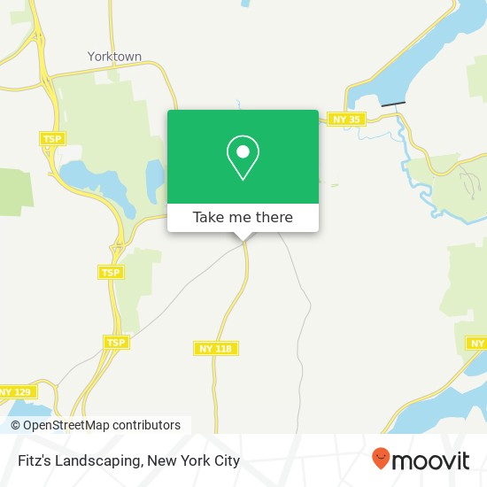 Fitz's Landscaping map