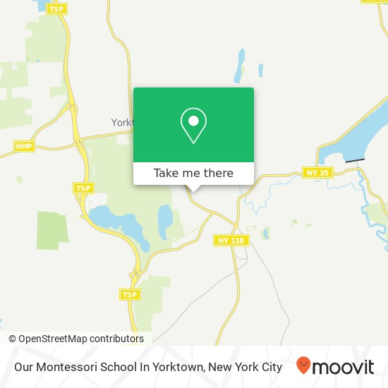Our Montessori School In Yorktown map