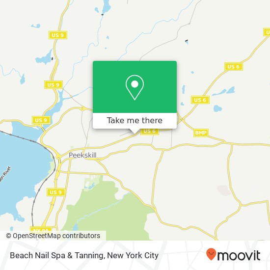 Mapa de Beach Nail Spa & Tanning