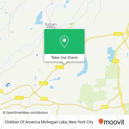 Children Of America Mohegan Lake map