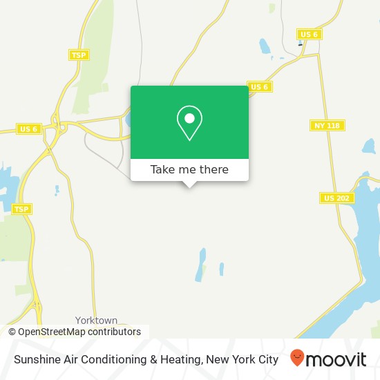 Mapa de Sunshine Air Conditioning & Heating