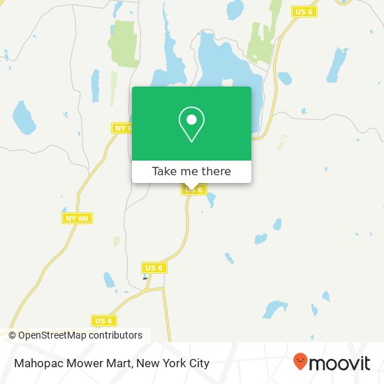 Mahopac Mower Mart map