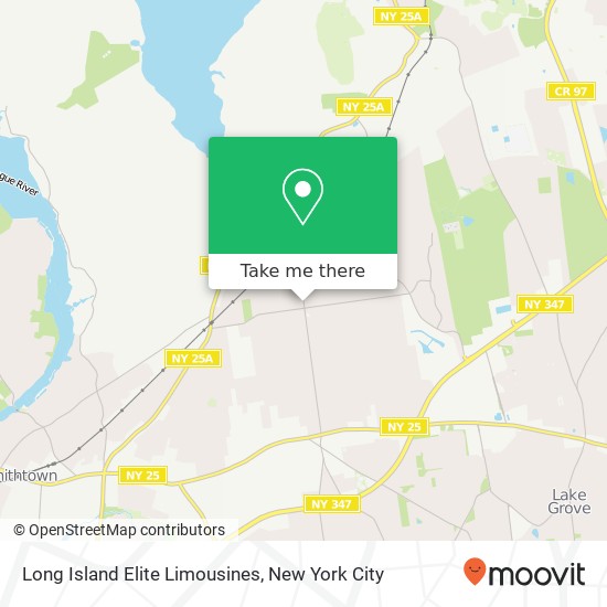 Long Island Elite Limousines map