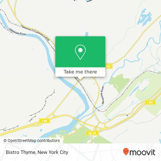 Mapa de Bistro Thyme