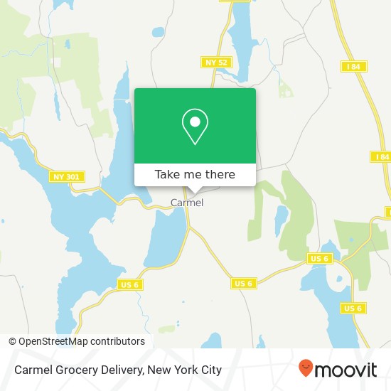 Carmel Grocery Delivery map