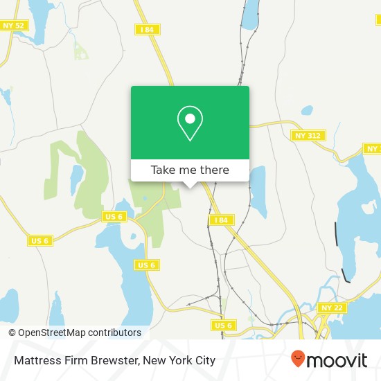 Mattress Firm Brewster map