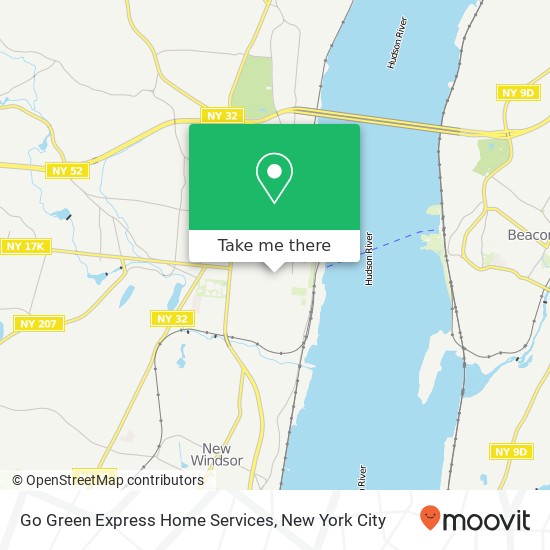 Mapa de Go Green Express Home Services