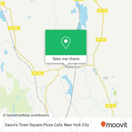 Sauro's Town Square Pizza Cafe map