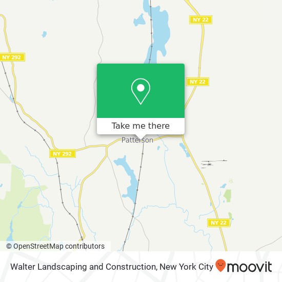 Walter Landscaping and Construction map