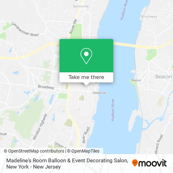 Mapa de Madeline's Room Balloon & Event Decorating Salon