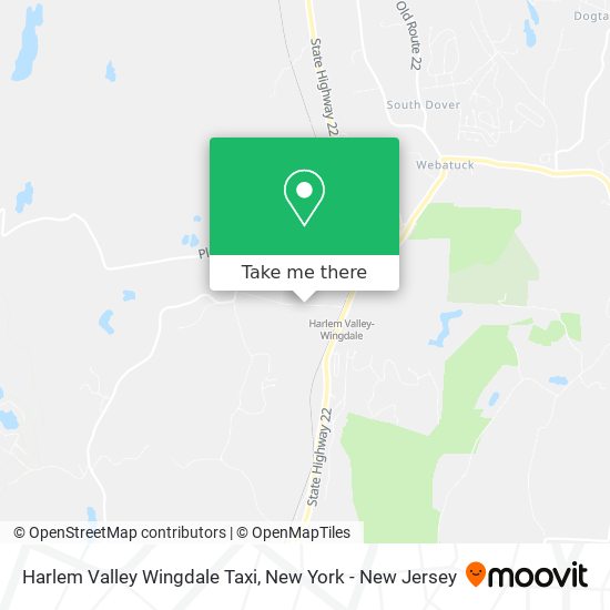 Harlem Valley Wingdale Taxi map