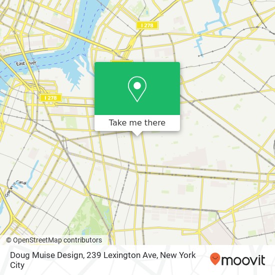 Mapa de Doug Muise Design, 239 Lexington Ave