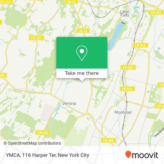 YMCA, 116 Harper Ter map