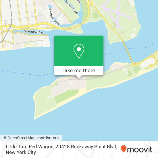 Mapa de Little Tots Red Wagon, 20428 Rockaway Point Blvd