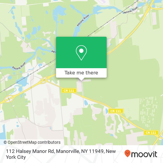 112 Halsey Manor Rd, Manorville, NY 11949 map