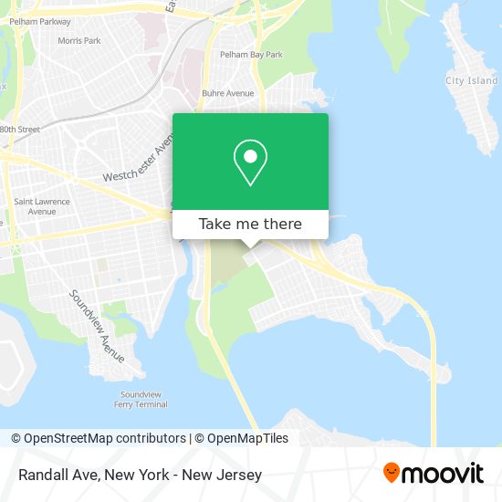 Mapa de Randall Ave