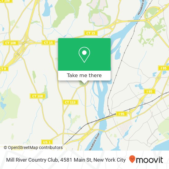 Mapa de Mill River Country Club, 4581 Main St