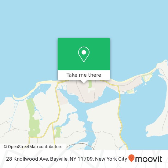 28 Knollwood Ave, Bayville, NY 11709 map