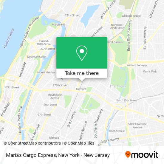 Mapa de Maria's Cargo Express