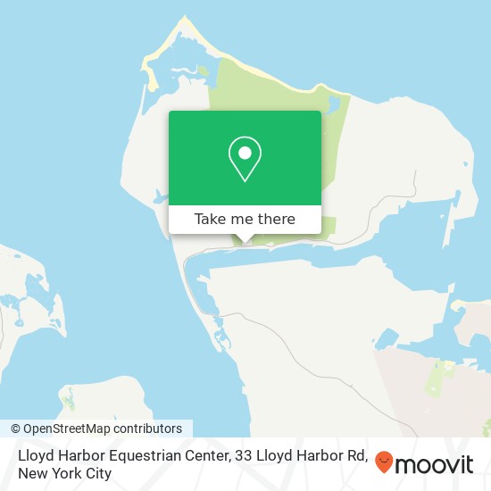 Mapa de Lloyd Harbor Equestrian Center, 33 Lloyd Harbor Rd