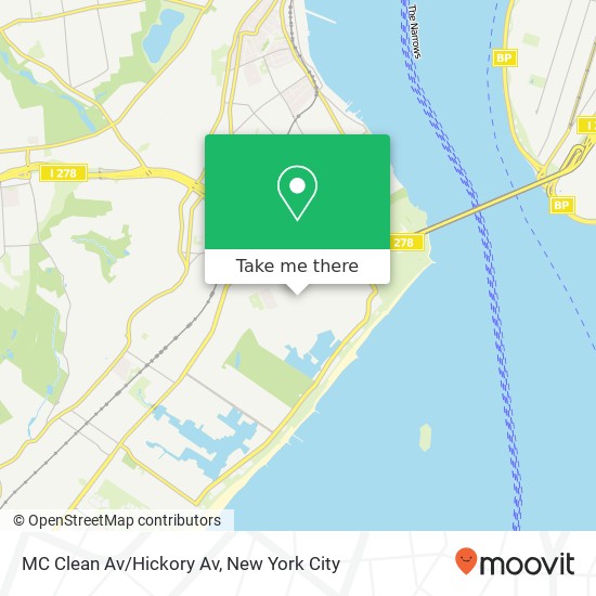 MC Clean Av/Hickory Av map