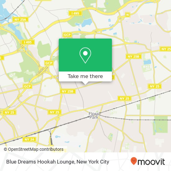 Blue Dreams Hookah Lounge map