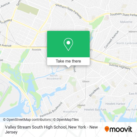 Valley Stream South High School map