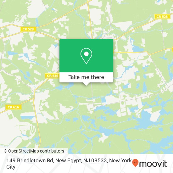 149 Brindletown Rd, New Egypt, NJ 08533 map