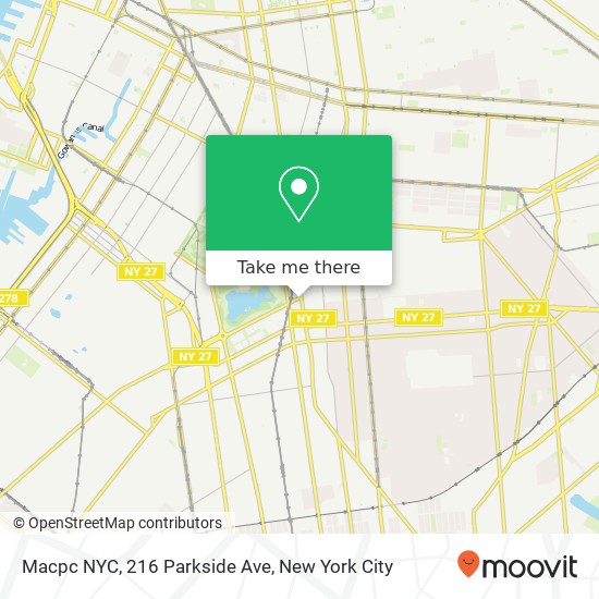 Macpc NYC, 216 Parkside Ave map