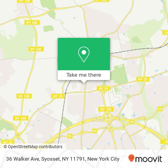 36 Walker Ave, Syosset, NY 11791 map