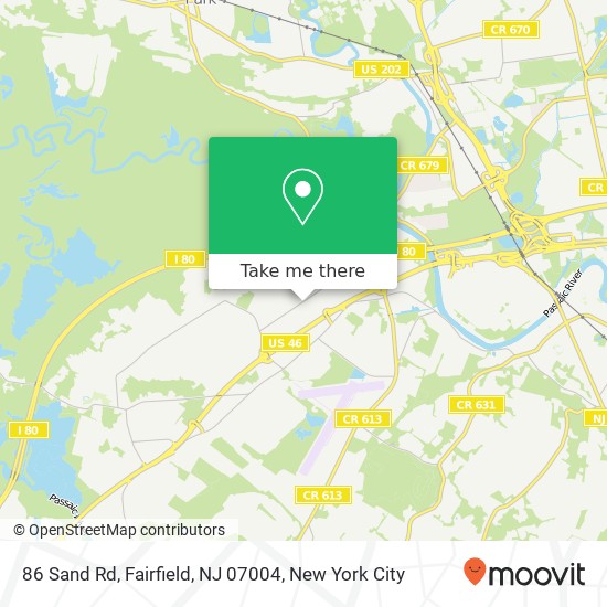 86 Sand Rd, Fairfield, NJ 07004 map