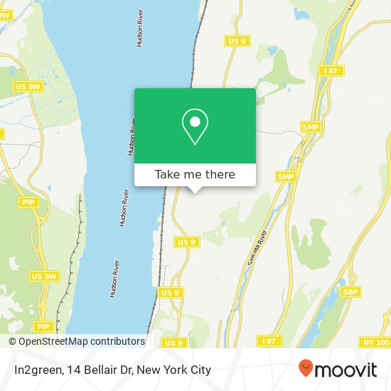 Mapa de In2green, 14 Bellair Dr
