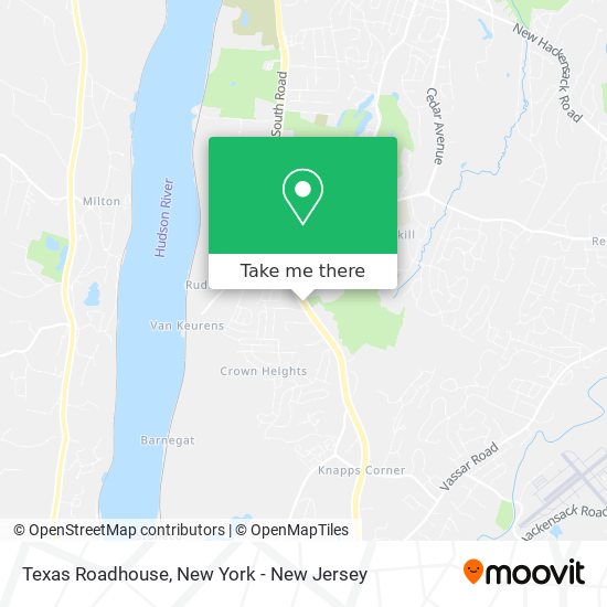 How to get to Texas Roadhouse in New York New Jersey by Train or