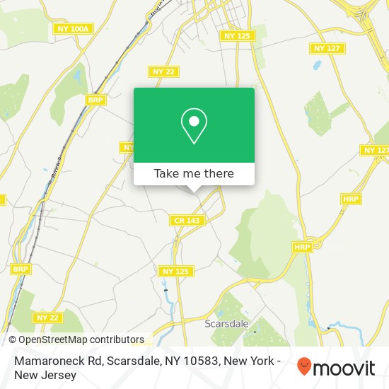 Mamaroneck Rd, Scarsdale, NY 10583 map