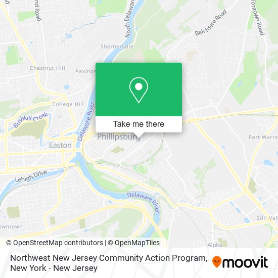 Mapa de Northwest New Jersey Community Action Program