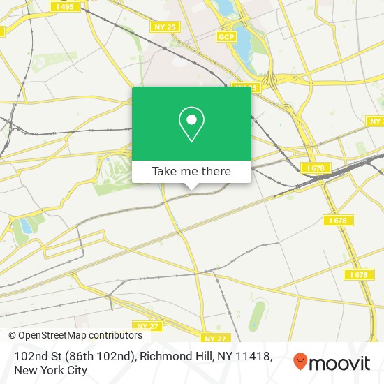 102nd St (86th 102nd), Richmond Hill, NY 11418 map
