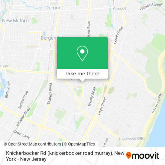 Knickerbocker Rd (knickerbocker road murray) map