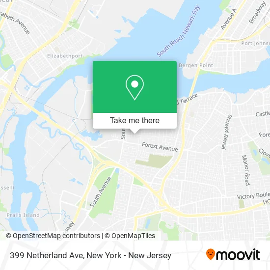 399 Netherland Ave map