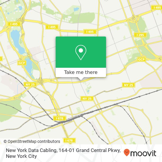 New York Data Cabling, 164-01 Grand Central Pkwy map