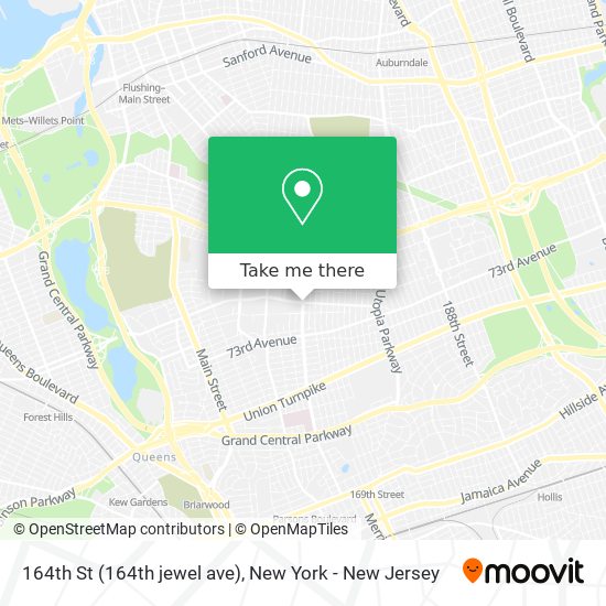 Mapa de 164th St (164th jewel ave)