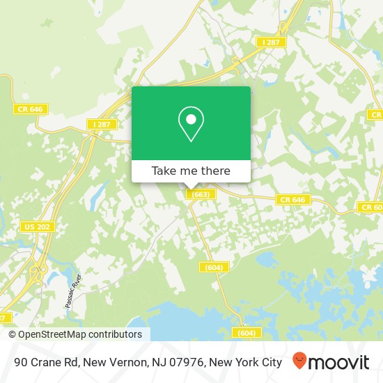 90 Crane Rd, New Vernon, NJ 07976 map