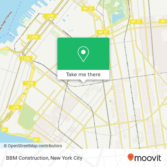 BBM Construction map