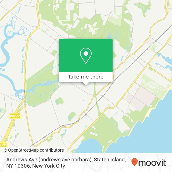 Andrews Ave (andrews ave barbara), Staten Island, NY 10306 map