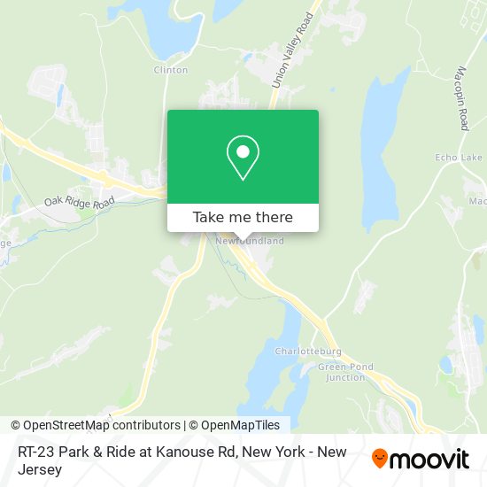 Mapa de RT-23 Park & Ride at Kanouse Rd