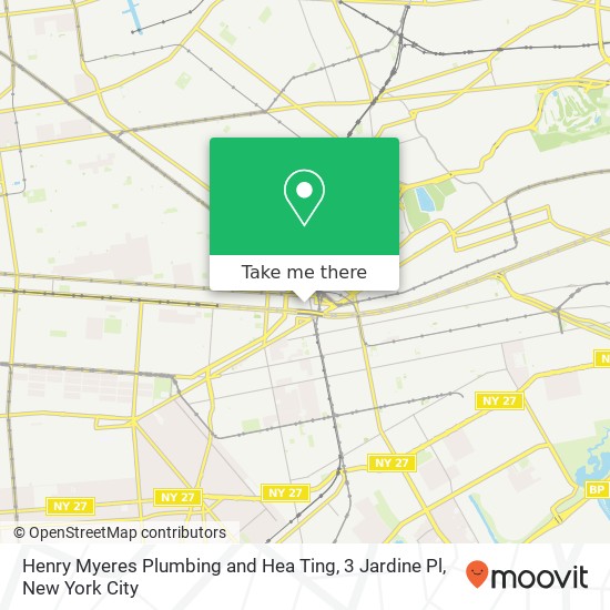 Henry Myeres Plumbing and Hea Ting, 3 Jardine Pl map