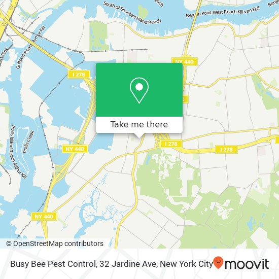 Mapa de Busy Bee Pest Control, 32 Jardine Ave