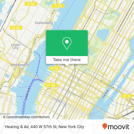 Heating & Air, 440 W 57th St map