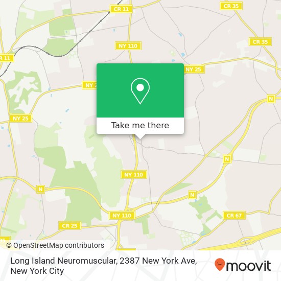 Long Island Neuromuscular, 2387 New York Ave map