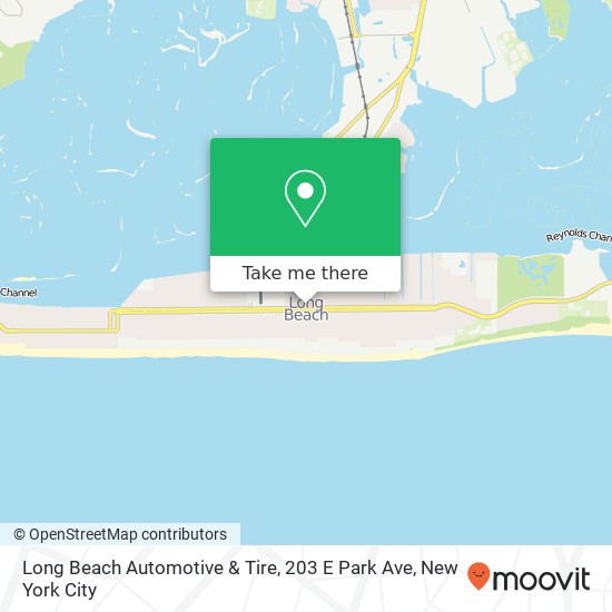 Long Beach Automotive & Tire, 203 E Park Ave map